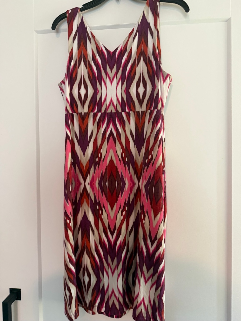 Athleta Pink and Purple Geometric Mini Dress - Picture 3 of 4